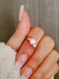 Sterling Silver Large Fresh Water Pearl Ring - view 9
