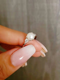 Sterling Silver Large Fresh Water Pearl Ring - view 4