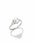 Sterling Silver Large Fresh Water Pearl Ring