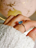 Sterling Silver Natural Topaz Ring - view 4