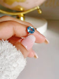 Sterling Silver Natural Topaz Ring - view 9