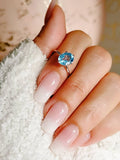 Sterling Silver Natural Topaz Ring - view 8