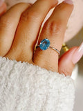 Sterling Silver Natural Topaz Ring - view 5