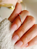 Sterling Silver Dainty Chain Link Ring - view 7