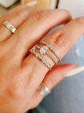 Sterling Silver 925 Multi-Row Ring - view 2