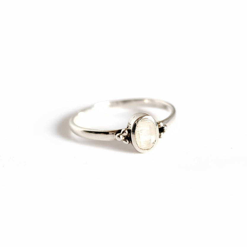 Sterling Silver Moonstone Ring