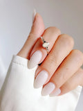 Sterling Silver Moonstone Ring - view 3