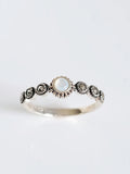 Sterling Silver Marquise Mother of Pearl Ring - view 3