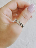 Celtic Sterling Silver Thumb Ring