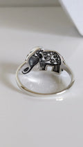 Sterling Silver 925 Boho Gypsy Elephant Ring - view 8
