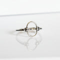 Sterling Silver Open Circle Ring
