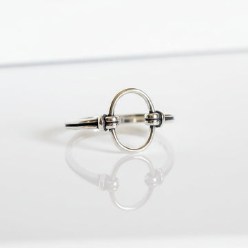 Sterling Silver Open Circle Ring