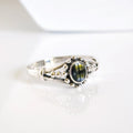 Sterling Silver Onyx Bali Ring - view 5