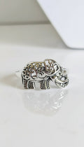 Sterling Silver 925 Boho Gypsy Elephant Ring - view 10