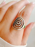 Sterling Silver 925 Spiral Ring - view 5