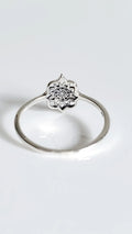 Sterling Silver White Opal Mandala Ring - view 8