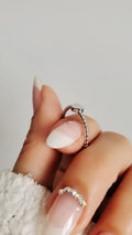 Solid Sterling Silver Braided Heart Ring - view 7