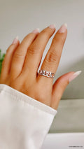 Sterling Silver Chain Ring Ring - view 8