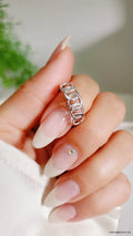 Sterling Silver Chain Ring Ring - view 6