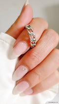 Sterling Silver 925 Chain Ring - view 5