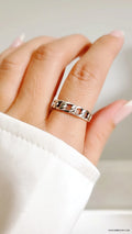 Sterling Silver 925 Chain Ring - view 4