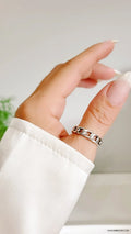 Sterling Silver 925 Chain Ring - view 3
