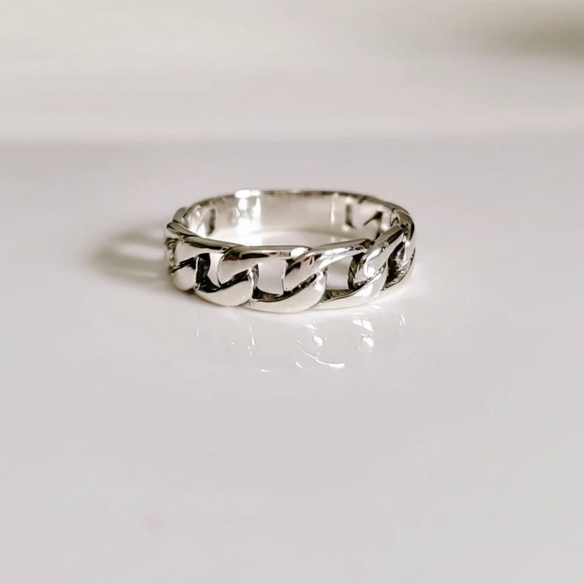 Sterling Silver 925 Chain Ring