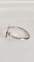 Sterling Silver Cat Sitting on the Moon Ring - view 4