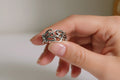 Sterling Silver Geometric Band Ring - view 6