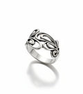 Sterling Silver Geometric Band Ring