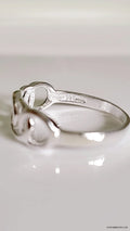 Sterling Silver Chain Ring Ring - view 3