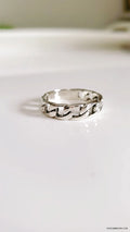 Sterling Silver 925 Chain Ring - view 6