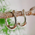 Sterling Silver 925 Hoop Earrings - view 8