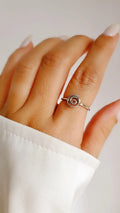 Sterling Silver Dainty Spiral Swirl Ring - view 6