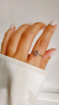 Sterling Silver Dainty Spiral Swirl Ring - view 2