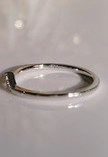 Sterling Silver 925 Dainty Chevron Ring - view 3