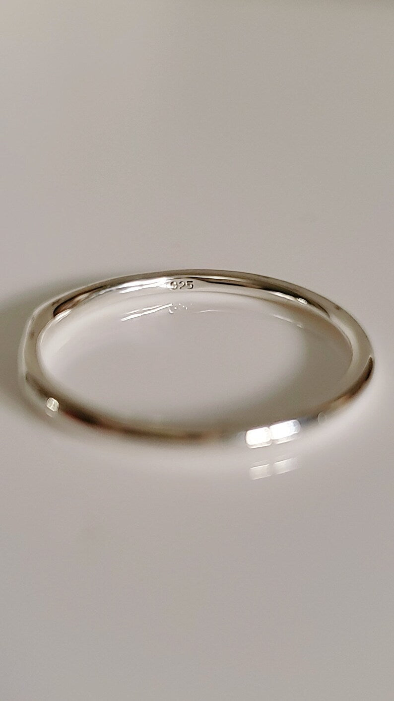 Sterling Silver Dainty Sun Ring - view 4