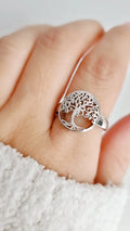 Sterling Silver Tree Of Life Ring - view 2