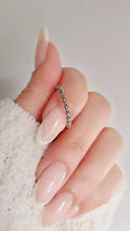 Sterling Silver Tiny Flowers Bali Band Ring - view 8