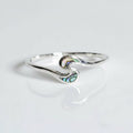 Sterling Silver Dainty Abalone Sterling Silver Ring