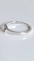 Sterling Silver Dainty Abalone Sterling Silver Ring - view 2