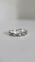 Sterling Silver 925 Dainty Elephant Ring - view 7