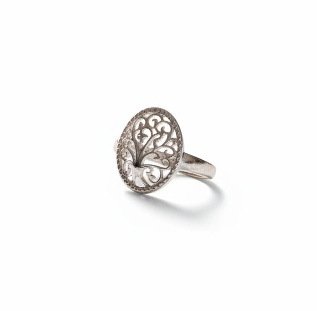 Sterling Silver Tree of Life Ring - view 3