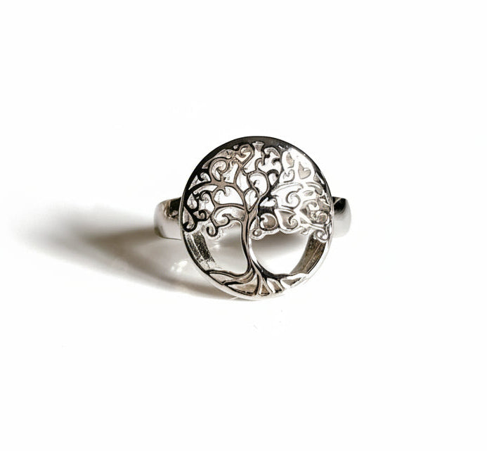 Sterling Silver Tree Of Life Ring