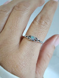 Sterling Silver Dainty Celtic Ring - view 4