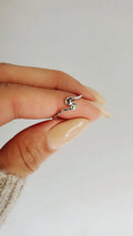 Sterling Silver Dainty Abalone Sterling Silver Ring - view 8