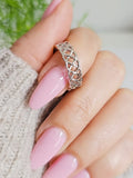 Sterling Silver Unisex Braided Band Ring - view 6
