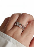 Sterling Silver Celtic Unisex Ring - view 2