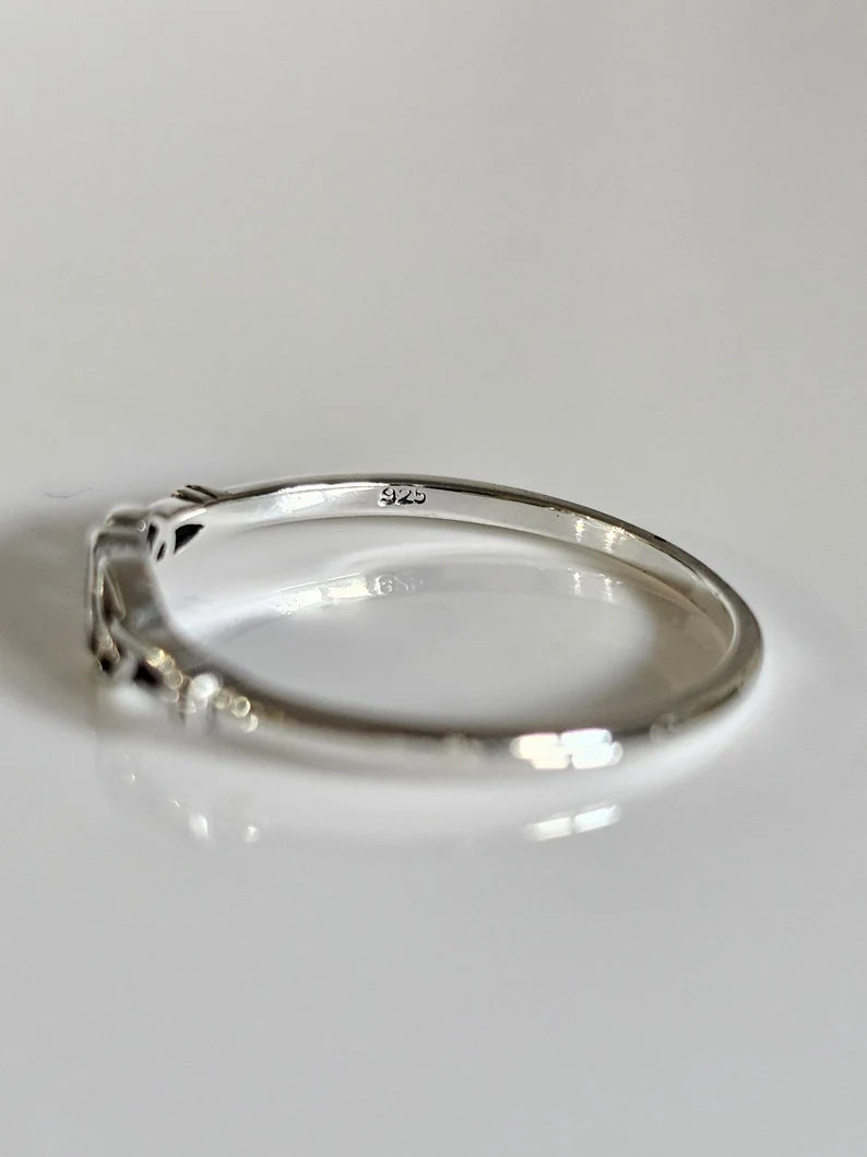 Sterling Silver Dainty Celtic Ring - view 3
