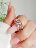 Sterling Silver Vines Ring - view 2